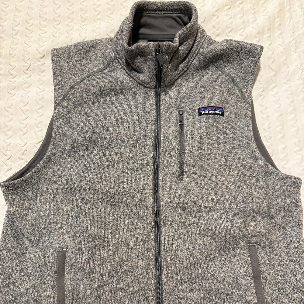 Men's Patagonia Better Sweater Fleece Gray Vest